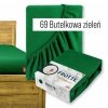 Prześcieradło Frotte z Gumką 100x200 Gruba Bawełna Bok 30 butelkowa zieleń